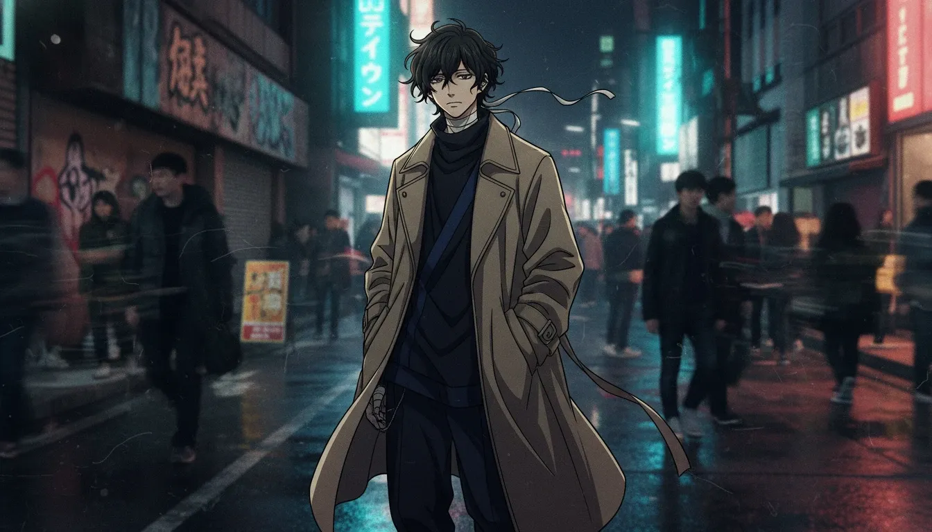 Bungo Stray Dogs Dazai Osamu Drifts Through Streetwear Chaos In Avant Garde Layers And Ease