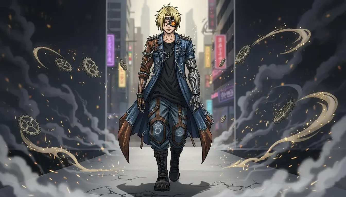 Fusion di Streetwear di Fullmetal Alchemist Edward Elric con Styling Avanguardistico da Passerella