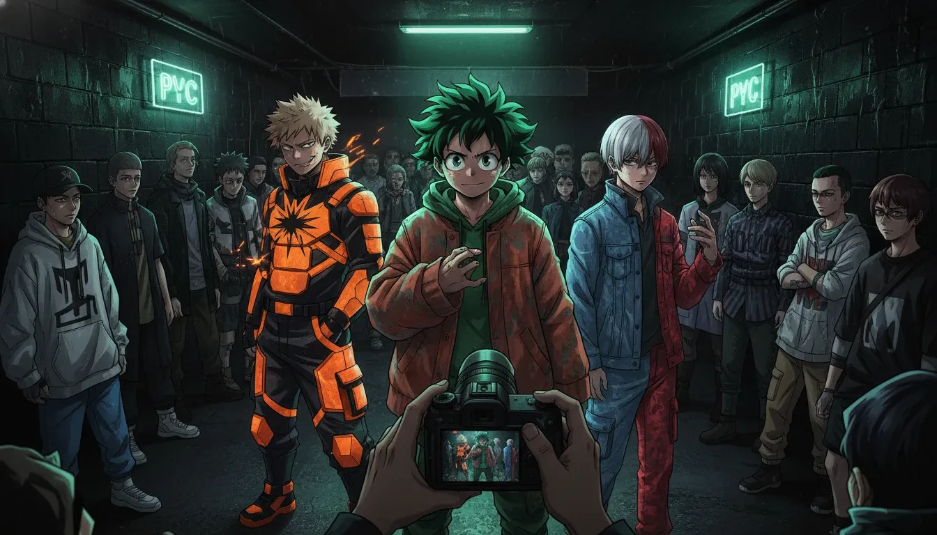 My Hero Academia Streetwear Remix Deku Bakugo Todoroki In Avant Garde Chaos Nights