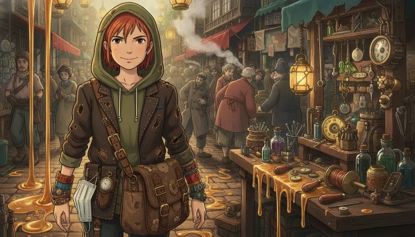 Spirited Away Chihiro Streetwear Alchimia: Dove i Strati Vintage Incontrano lo Spirito Avanguardistico