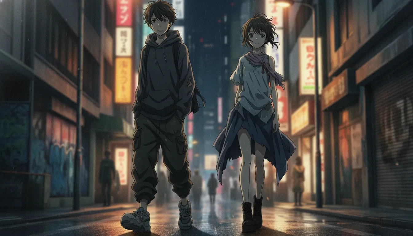 Your Name Taki and Mitsuha Reimagined in Effortless Streetwear and Daring Avant Garde Silhouettes
